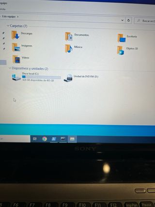 Portátil Sony Vaio Core i7