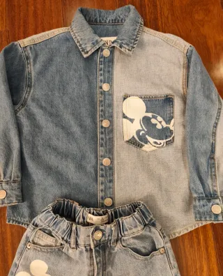 Conjunto Zara Mickey Mouse Criança
