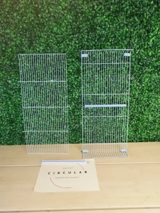 Piezas jaula pájaro blancas