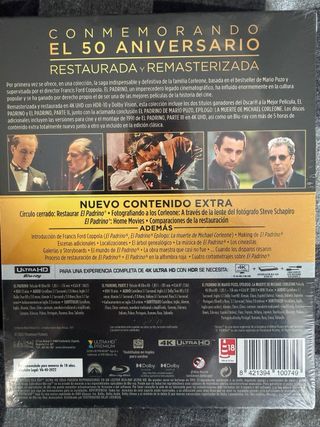 26 Películas Blu-ray 4K Precintadas