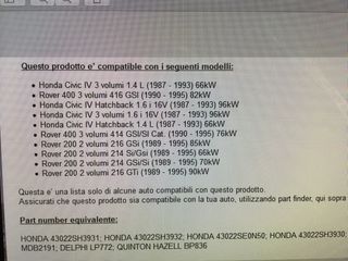 Pastiglie freni X Honda