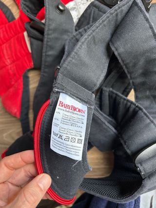 Mochila Portabebés BabyBjörn Original Negra