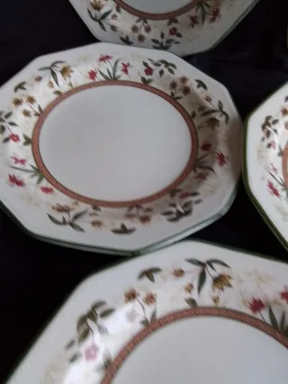 Juego 8Platos Cerámica Inglesa Churchill