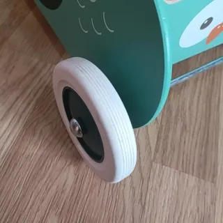 Carrito Andador Bebé Madera.