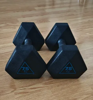 Pack Mancuernas Hexagonales 50kg con Soporte