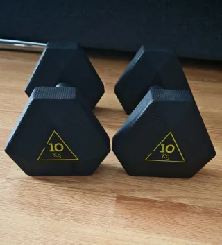Pack Mancuernas Hexagonales 50kg con Soporte