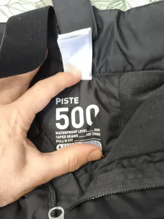 Pantalón esquí Wedze Piste 500 Talla 10-12 años