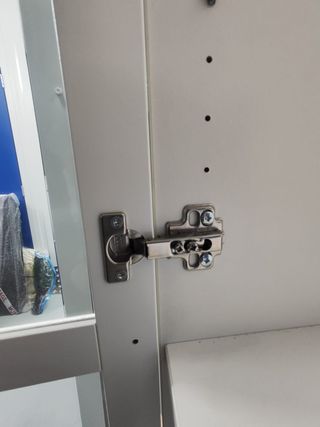 Librería Ikea Billy 80 puertas cristal , blanco