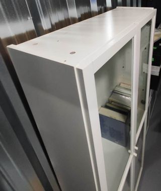 Librería Ikea Billy 80 puertas cristal , blanco