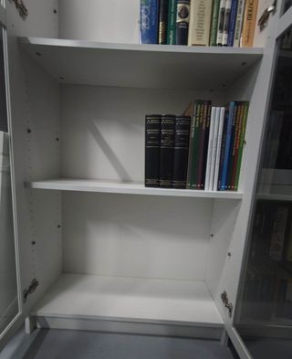 Librería Ikea Billy 80 puertas cristal , blanco