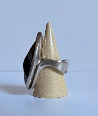 Anillo Uno de 50 Azul y Plateado