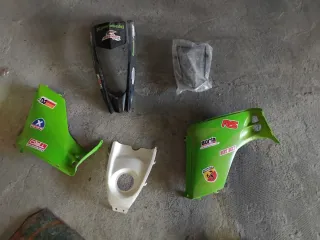 Carcasas Quad Kawasaki Verdes y Negras