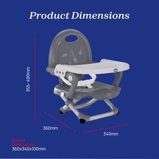 Chicco Pocket Snack - Silla elevadora de comedor