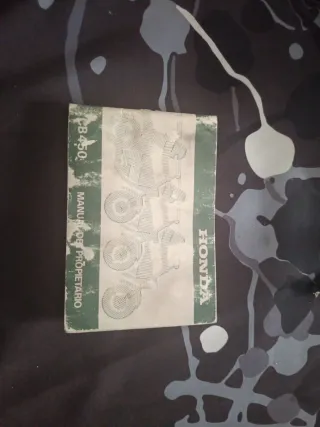 Manual Honda CB 450DX Propietario