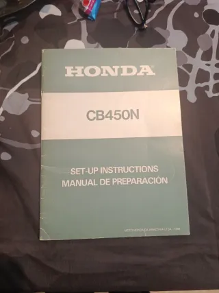 Manual Honda CB 450DX Propietario