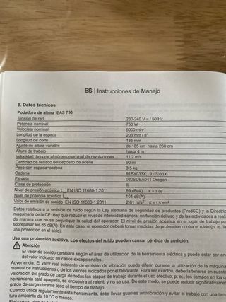 Motosierra Eléctrica Telescópica