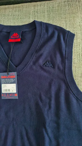 Kappa Maglione Senza Maniche Tg M Blu