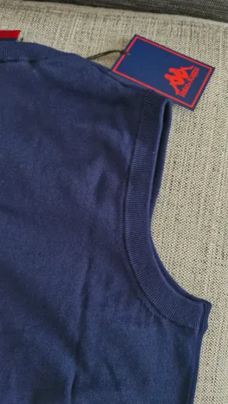 Kappa Maglione Senza Maniche Tg M Blu