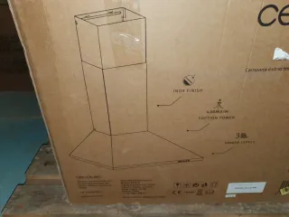 Campana extractora azul