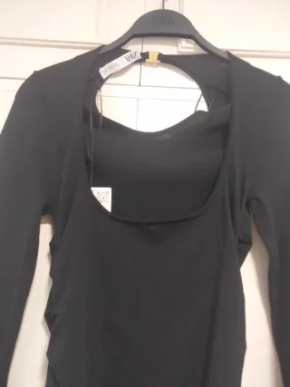 Vestido Zara negro talla S