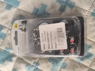 4 Tapones Válvulas Neumáticos Coche Llavero