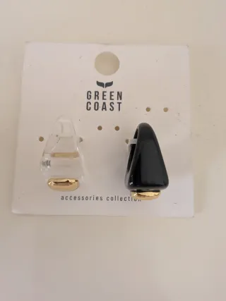 Set anillos fantasía GREEN COAST sin estrenar