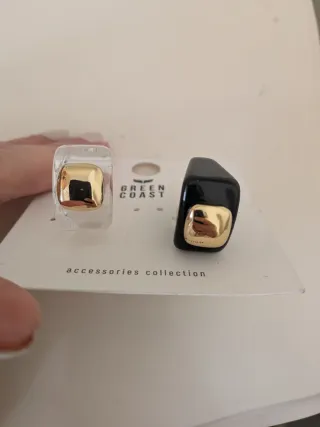 Set anillos fantasía GREEN COAST sin estrenar