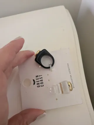 Set anillos fantasía GREEN COAST sin estrenar