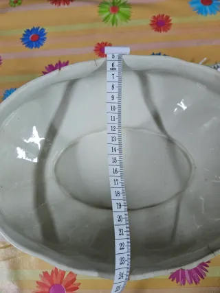 Sopera Vintage Porcelana Azul y Blanca