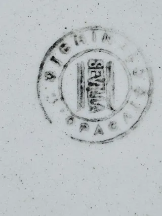 Sopera Vintage Porcelana Azul y Blanca