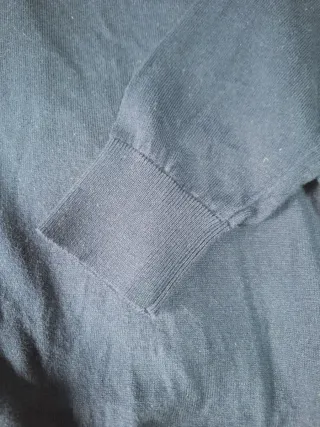 Jersey punto 100% algodón Azul Talla M