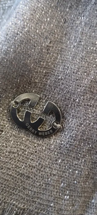 Pañuelo chal plateado mujer