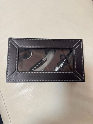 Set Sacacorchos Caja Marrón Accesorios