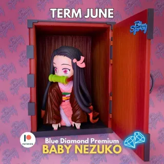 Figura nezuko anime kimetsu no yaiba demon slayer