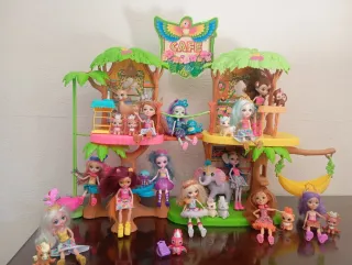 Muñecas Enchantimals y Casa Árbol