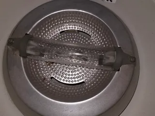 Lámpara de pie salón metal