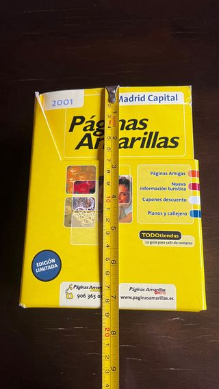 Páginas Amarillas Madrid 2001 Edición Limitada