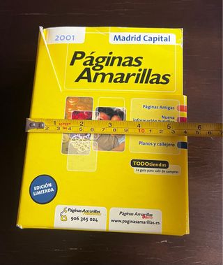 Páginas Amarillas Madrid 2001 Edición Limitada