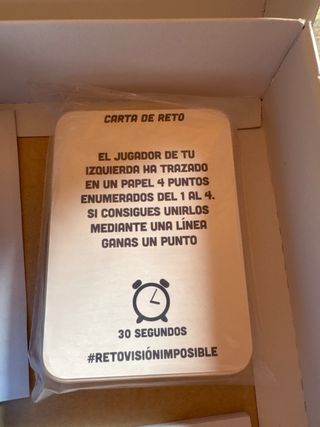 Juego Visión Imposible Gafas Reto Sin caja origina