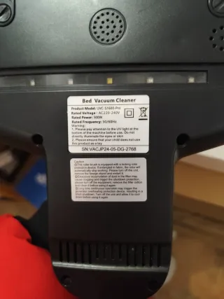 Aspirador de ácaros 500W 16Kpa