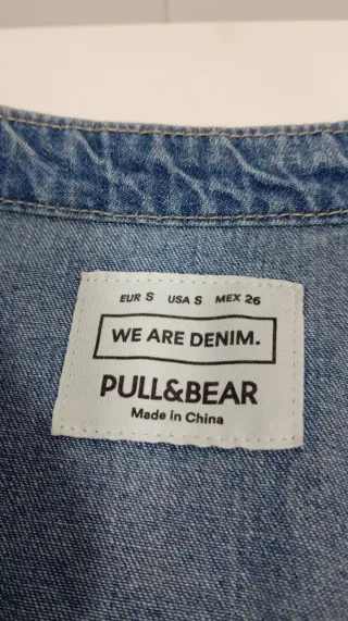Vestido vaquero denim Pull&Bear