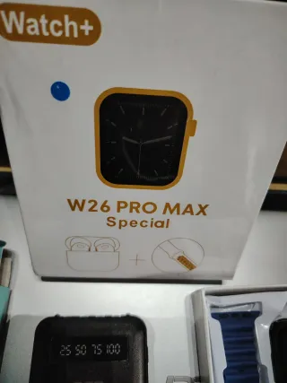 Set Smartwatch, Powerbank 20000mAh, Cuffiette