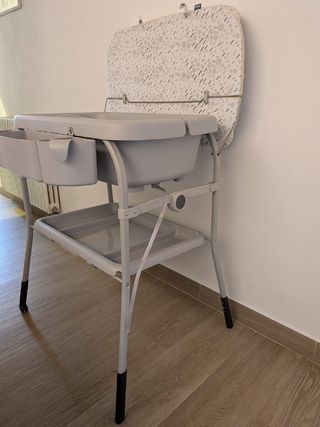 Bañera cambiador plegable