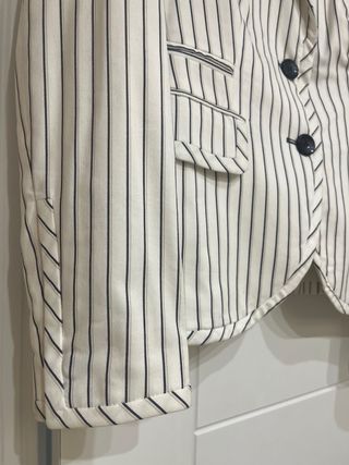 Americana de rayas de Zara Talla S