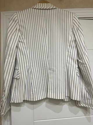 Americana de rayas de Zara Talla S