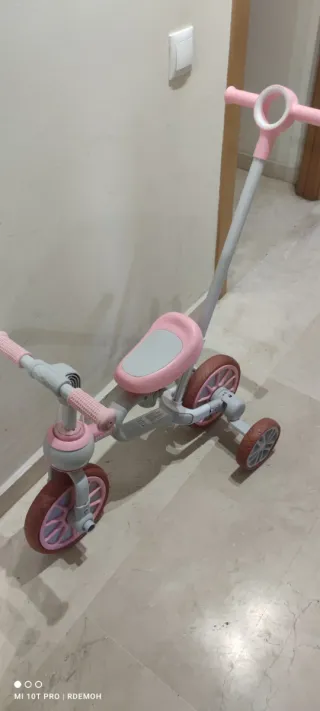 Bicicleta 5 en 1 Niña 1-3 años Rosa