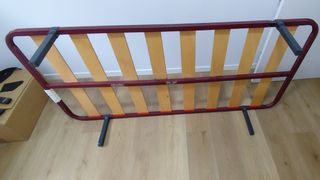 SOMIER LAMINAS DE MADERA 90x190 con 4 PATAS