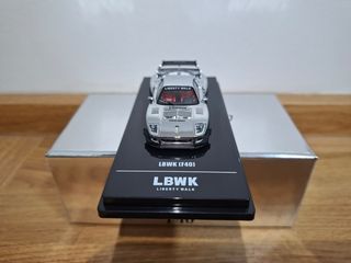 INNO MODELS 1:64 Ferrari F40 LBWK Cromado