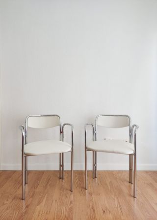 Conjunto 4 Sillas Tubulares Comedor