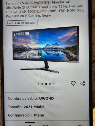 Monitor Samsung 34